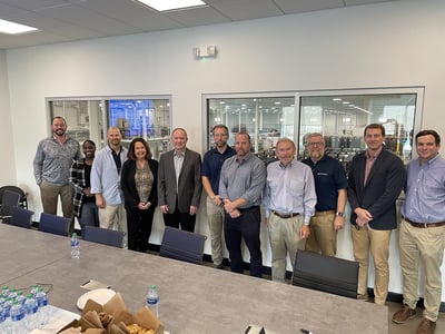 Lenoir County Commissioners Tour Grupporeco-Reco Kinston Plant