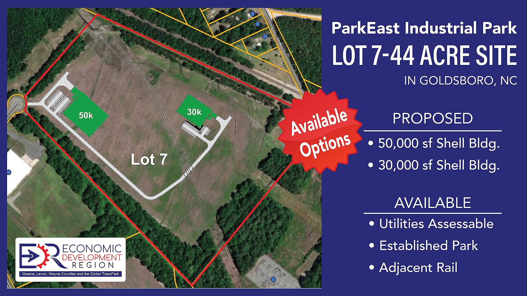 Planned Lot 7 Shell Buildings to Attract New and Growing Businesses